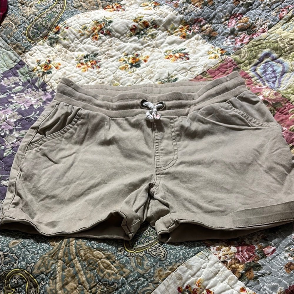Cat & Jack Tan Athletic Shorts Lightweight Relaxed Fit